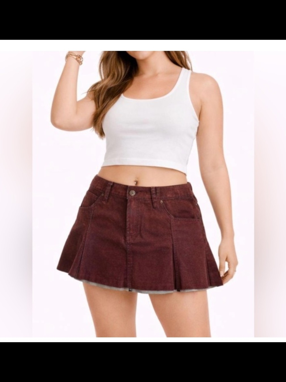 ~Wild Fable Size 12 Flare Raw Hem  Mini Denim SkirtBrand new with tags